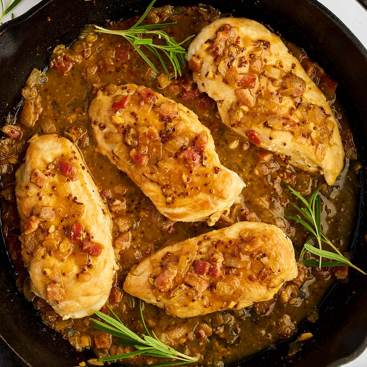 Honey Mustard Chicken with Bacon