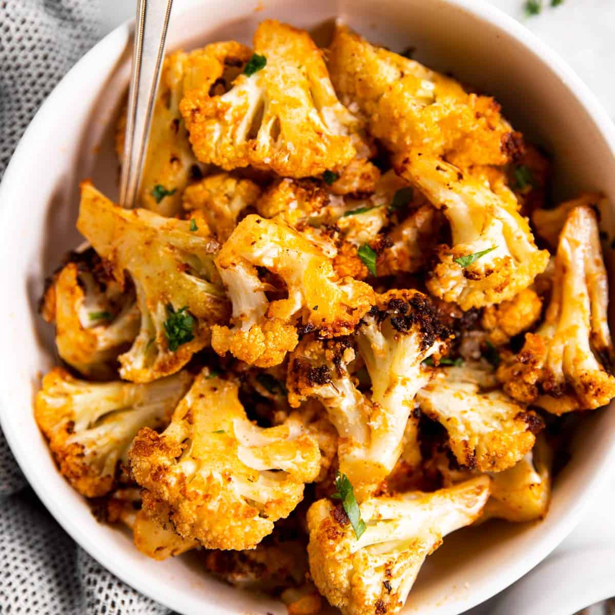 Air fryer cauliflower recipe savory nothings