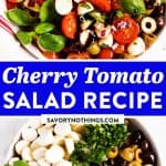 Cherry Tomato Salad Image Pin