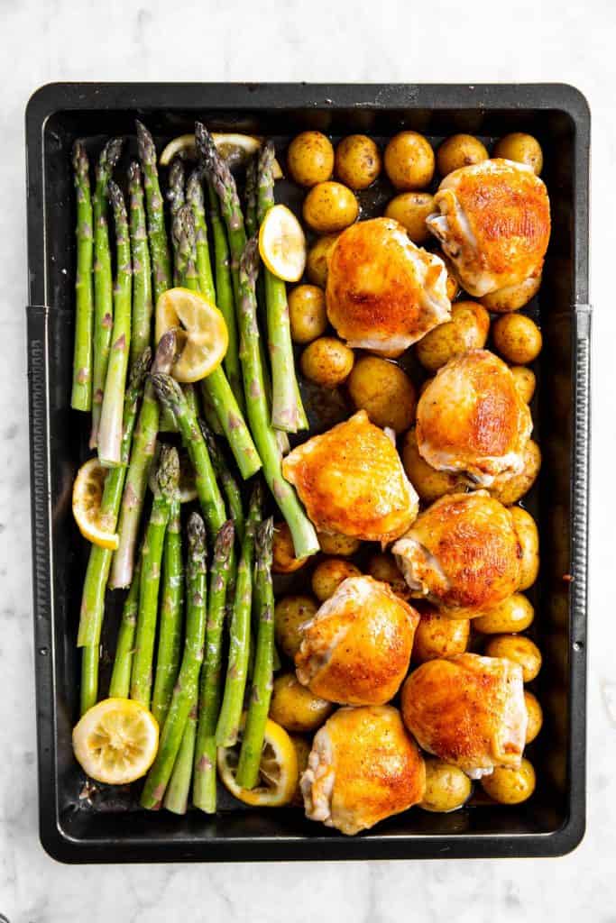 Chicken and Asparagus Sheet Pan Dinner Recipe Savory Nothings