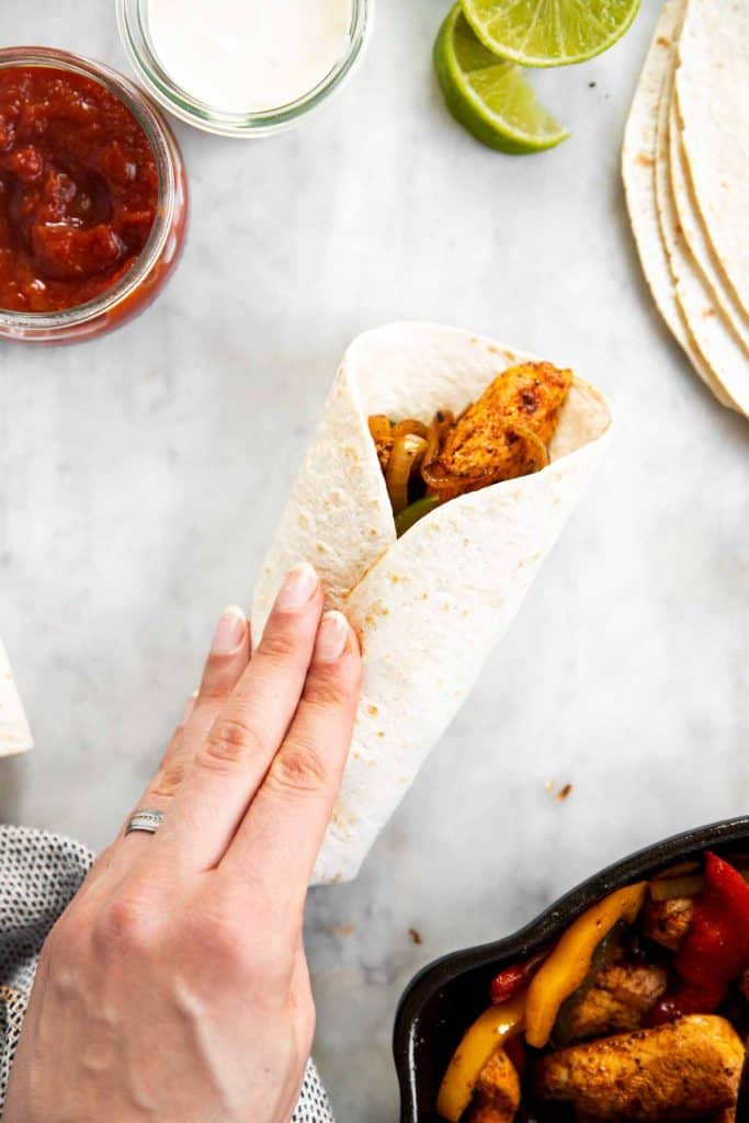 Easy Chicken Fajitas Recipe Savory Nothings