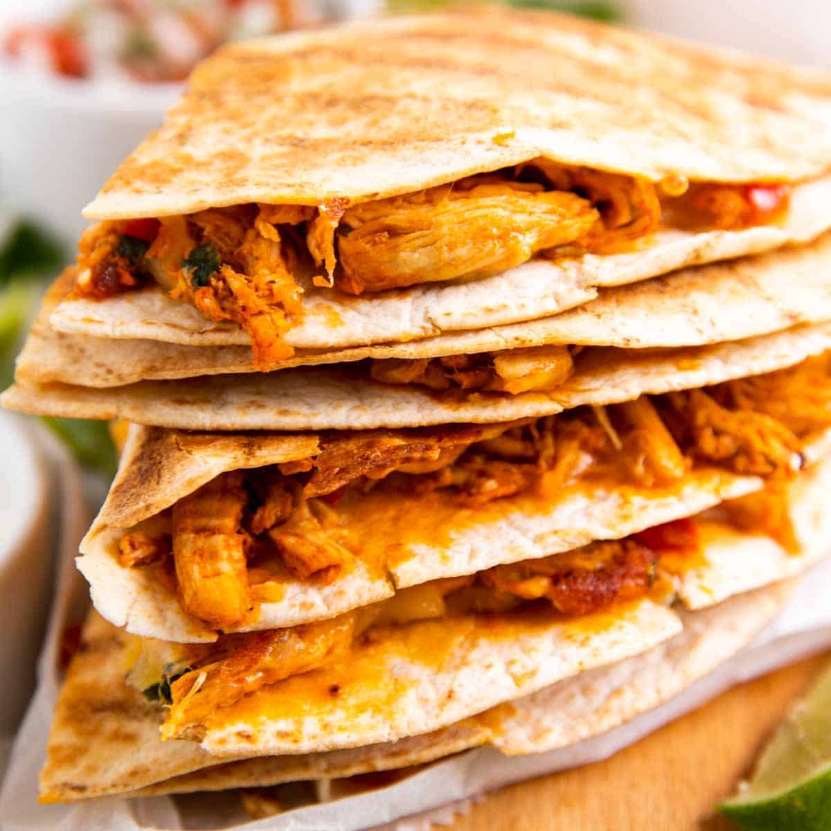 Easy Chicken Quesadillas