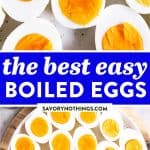 Hard Boiled Eggs Image Pin 1