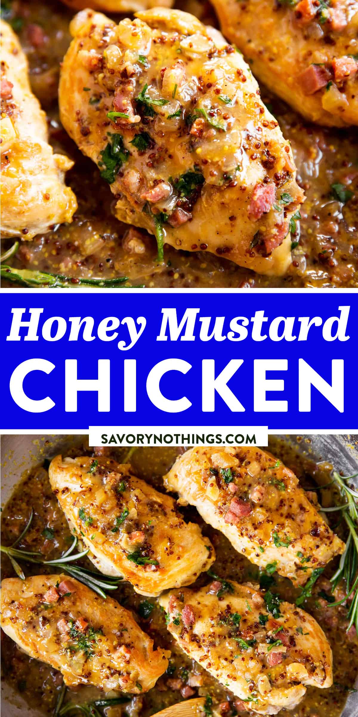 Honey Mustard Chicken with Bacon Recipe Savory Nothings