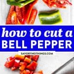 How to Cut a Bell Pepper Image Pin 1