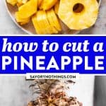 How to Cut a Pineapple Image Pin