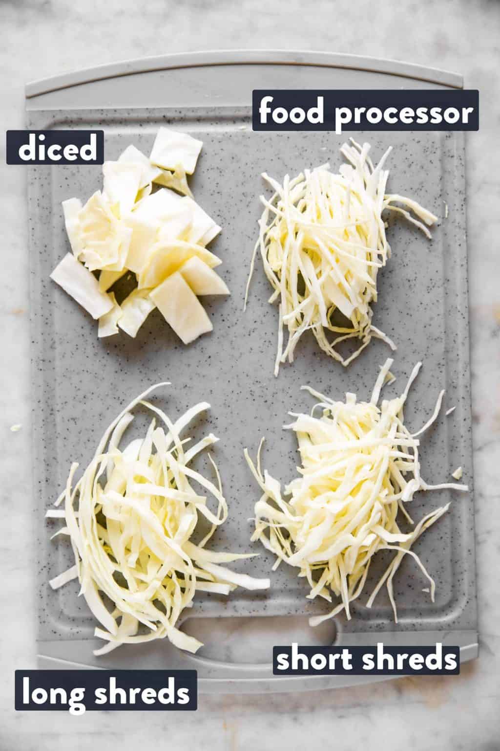 How to Cut Cabbage - Savory Nothings