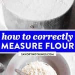 How to Measure Flour Pin 1