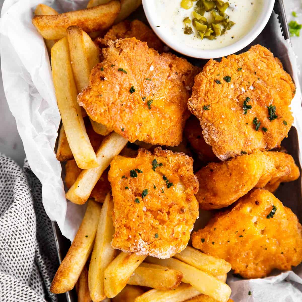 Oven Baked Fish and Chips Recipe