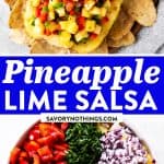 Pineapple Salsa Image Pin 1