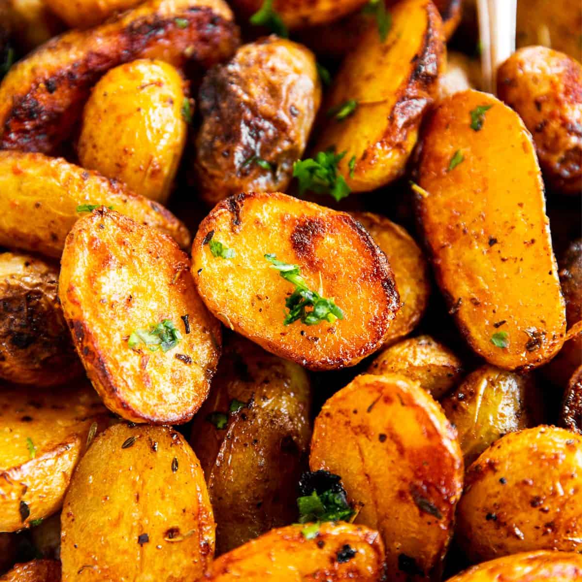 Easy Roasted Baby Potatoes - Effortless Foodie