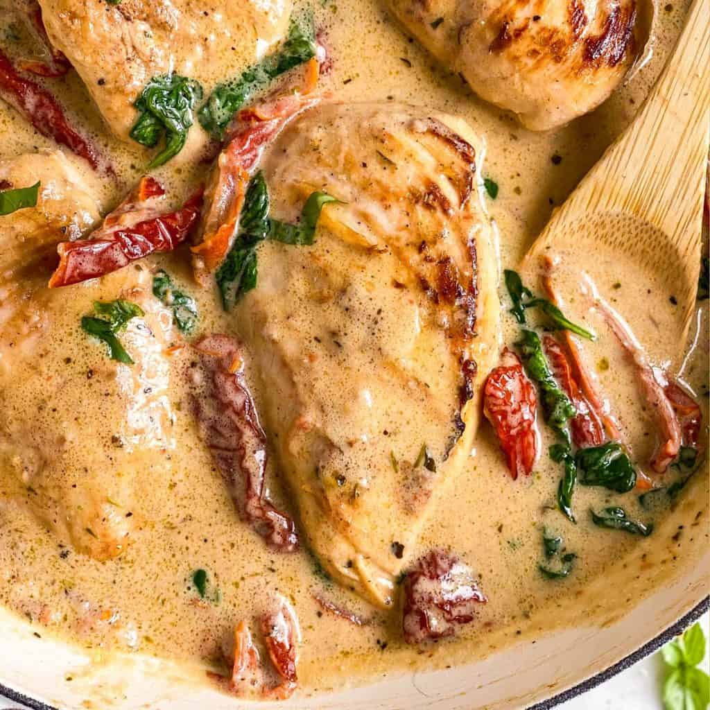 Creamy Tuscan Chicken Recipe | Savory Nothings