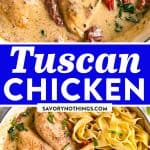 Creamy Tuscan Chicken Pin 1