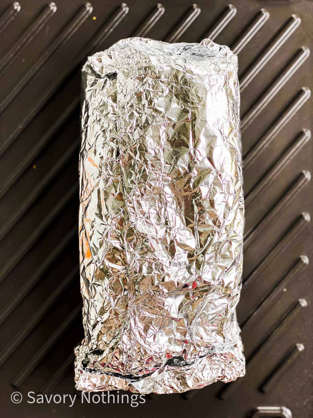 foil packet on grill