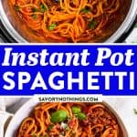 Instant Pot Spaghetti Pin 1