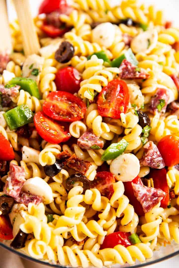 Easy Italian Pasta Salad Recipe Savory Nothings