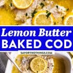 Lemon Baked Cod Pin 1