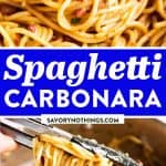 Spaghetti Carbonara Pin 1
