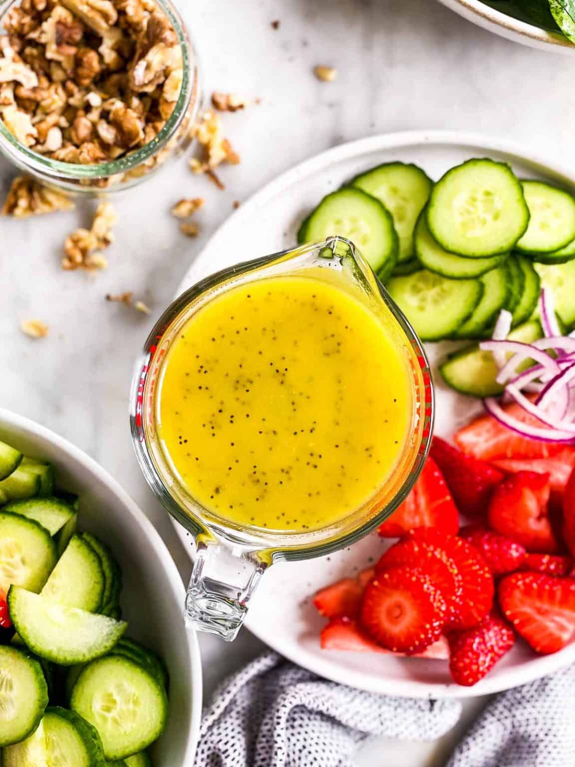 Strawberry Spinach Salad with Poppy Seed Dressing Recipe Savory Nothings