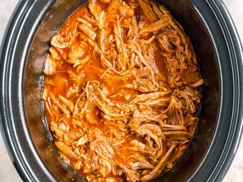 Shredded pork crock deals pot recipe