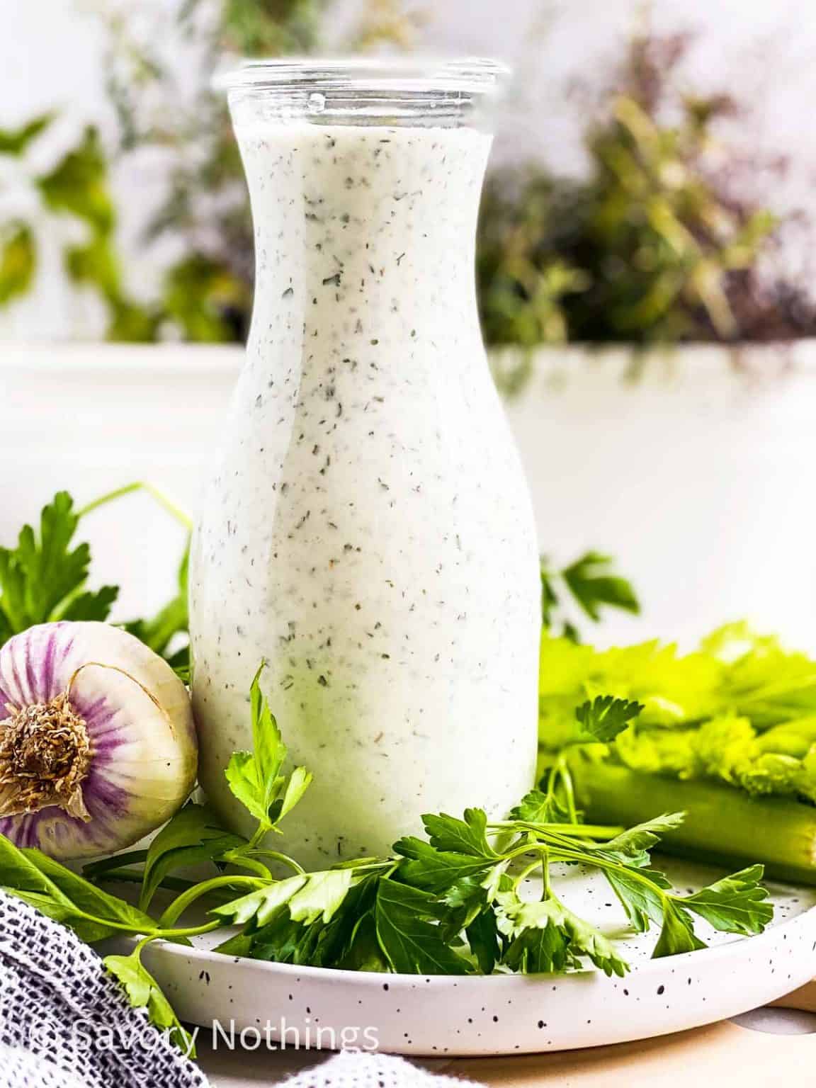 Homemade Ranch Salad Dressing Recipe Savory Nothings