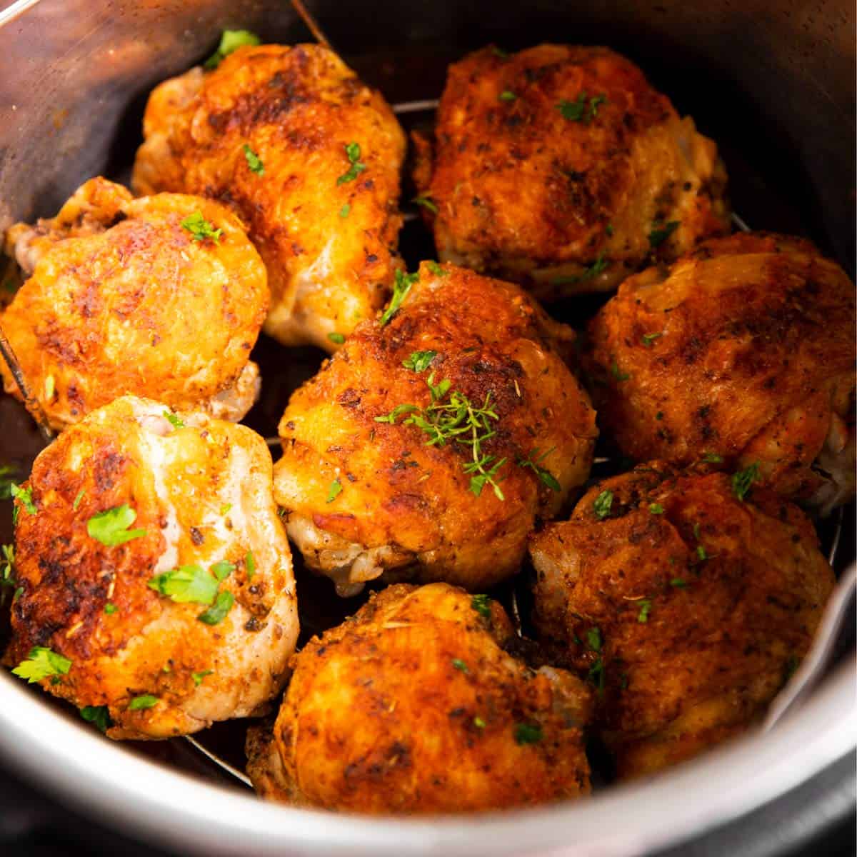 Instant Pot Chicken Thighs Recipe | Savory Nothings