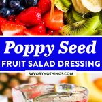 Poppy Seed Fruit Salad Dressing Image Pin 1