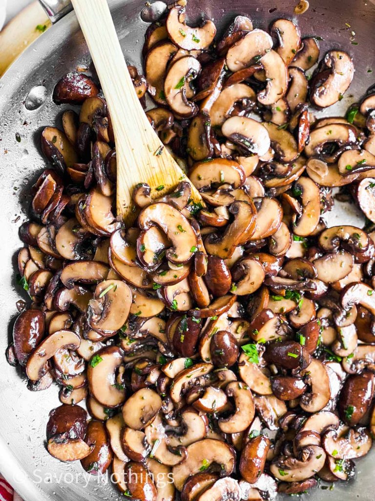 Sautéed Mushrooms Recipe - Savory Nothings