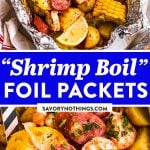 Shrimp Boil Foil Packets Image Pin 2