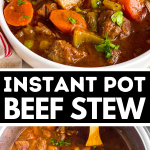 Instant Pot Beef Stew Image Pin