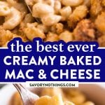 Homemade Mac and Cheese Image Pin