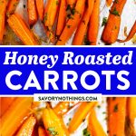 Honey Roasted Carrots Image Pin