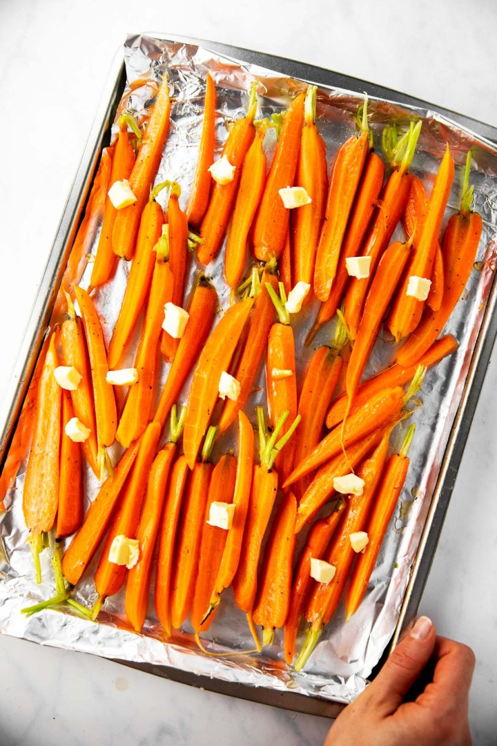 Honey Roasted Carrots - Savory Nothings