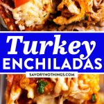 Turkey Enchiladas Image Pin