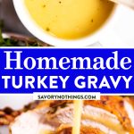 Turkey Gravy Recipe Image Pin