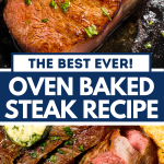 Oven Baked Steak Recipe Image Pin