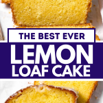 Lemon Loaf Cake Recipe Image Pin