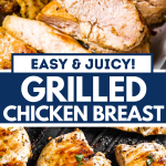 Grilled Chicken Breast Recipe Image Pin