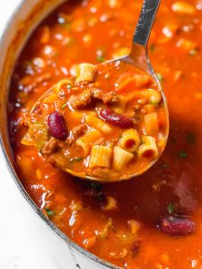 Hearty Pasta Fagioli Soup Recipe | Savory Nothings