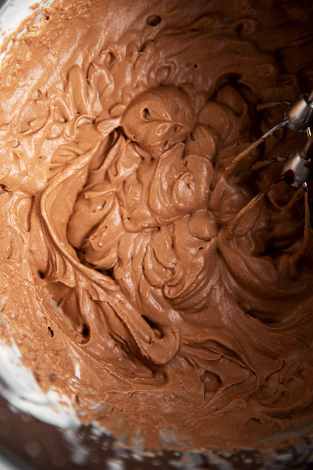 tiramisu chocolate mousse in large bowl