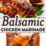 Balsamic Chicken Marinade Recipe Image Pin