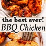 BBQ Chicken Recipe Image Pin