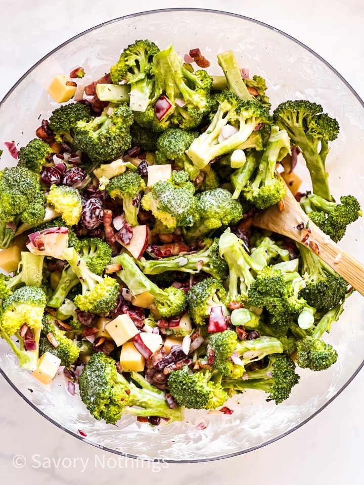 Loaded Broccoli Salad Recipe Savory Nothings