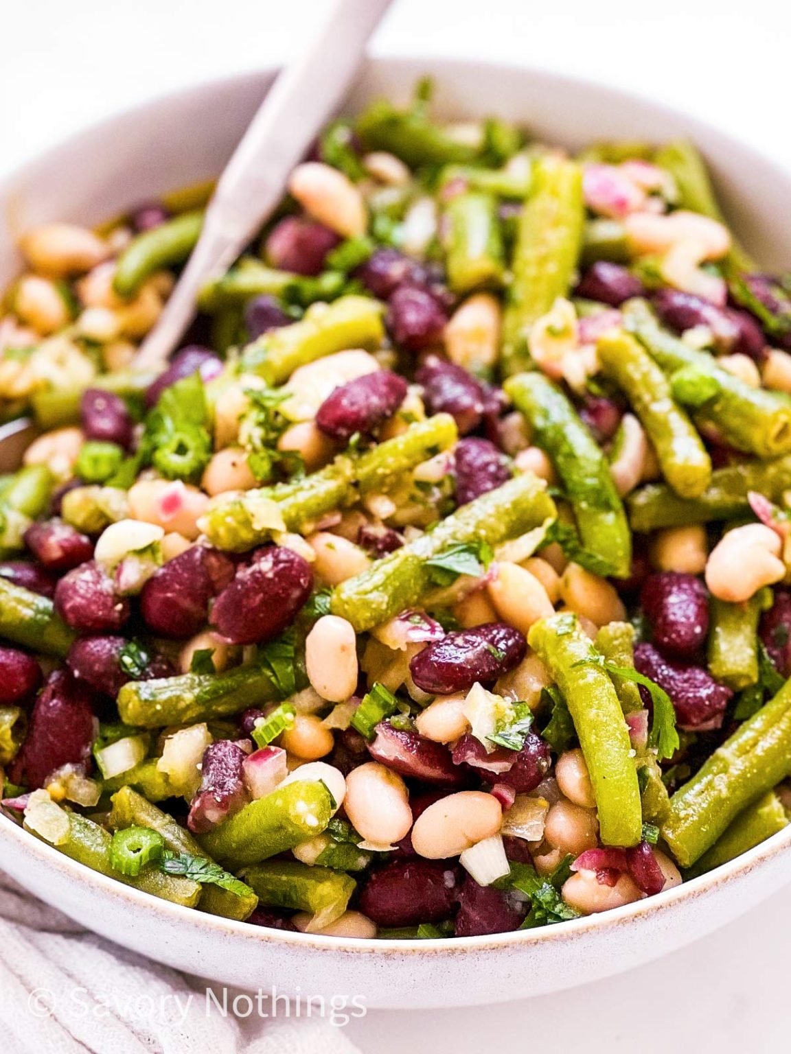Perfect Three Bean Salad Recipe Savory Nothings