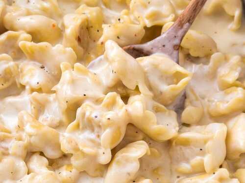 Creamy Garlic Parmesan Tortellini
