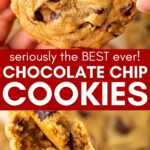 Chocolate Chip Cookies Recipe Image Pin