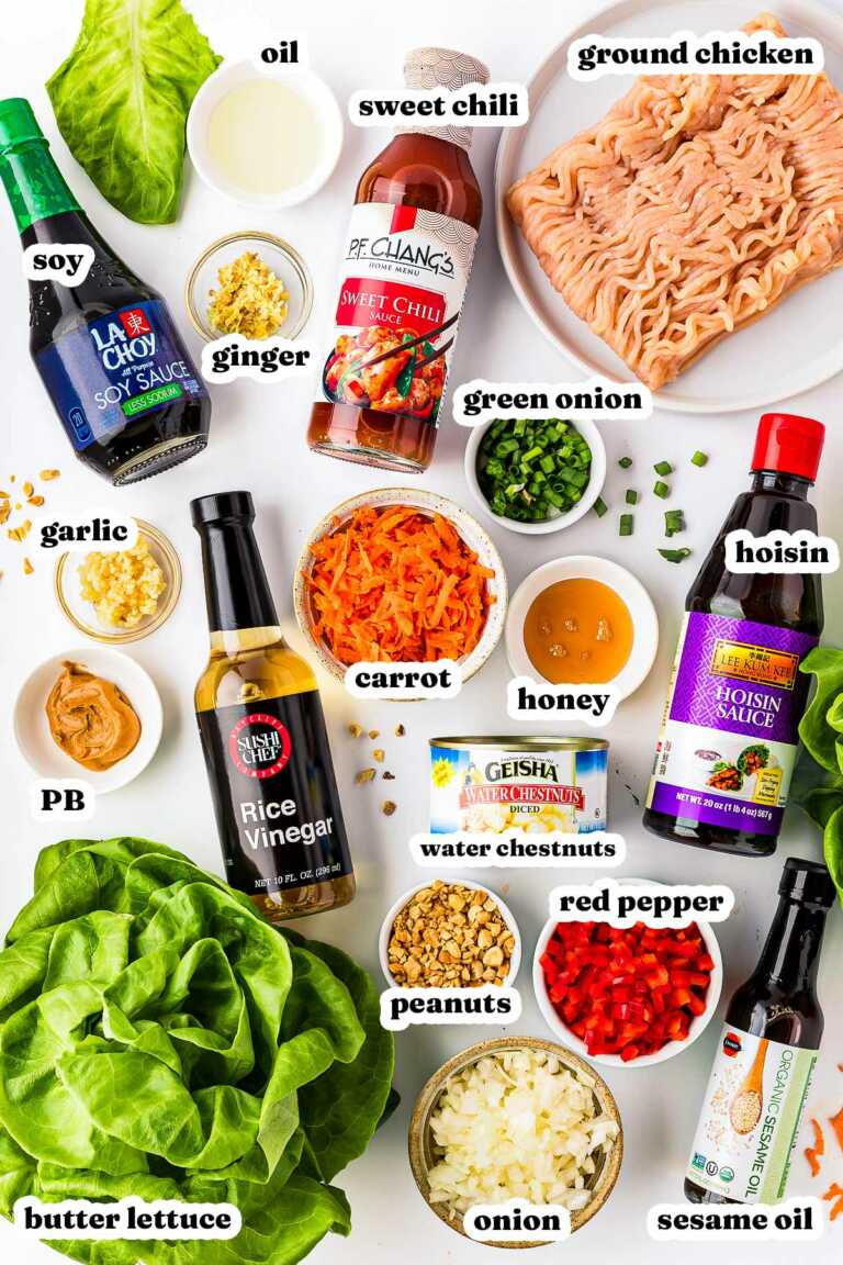 Chicken Lettuce Wraps Recipe Savory Nothings chicken-lettuce-wraps-recipe-savory-nothings