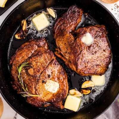 Perfect Pan Seared Steak Recipe - Savory Nothings