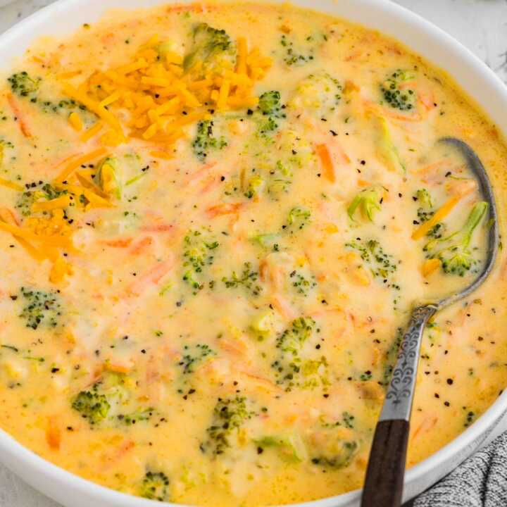 Broccoli Cheddar Soup Recipe Savory Nothings