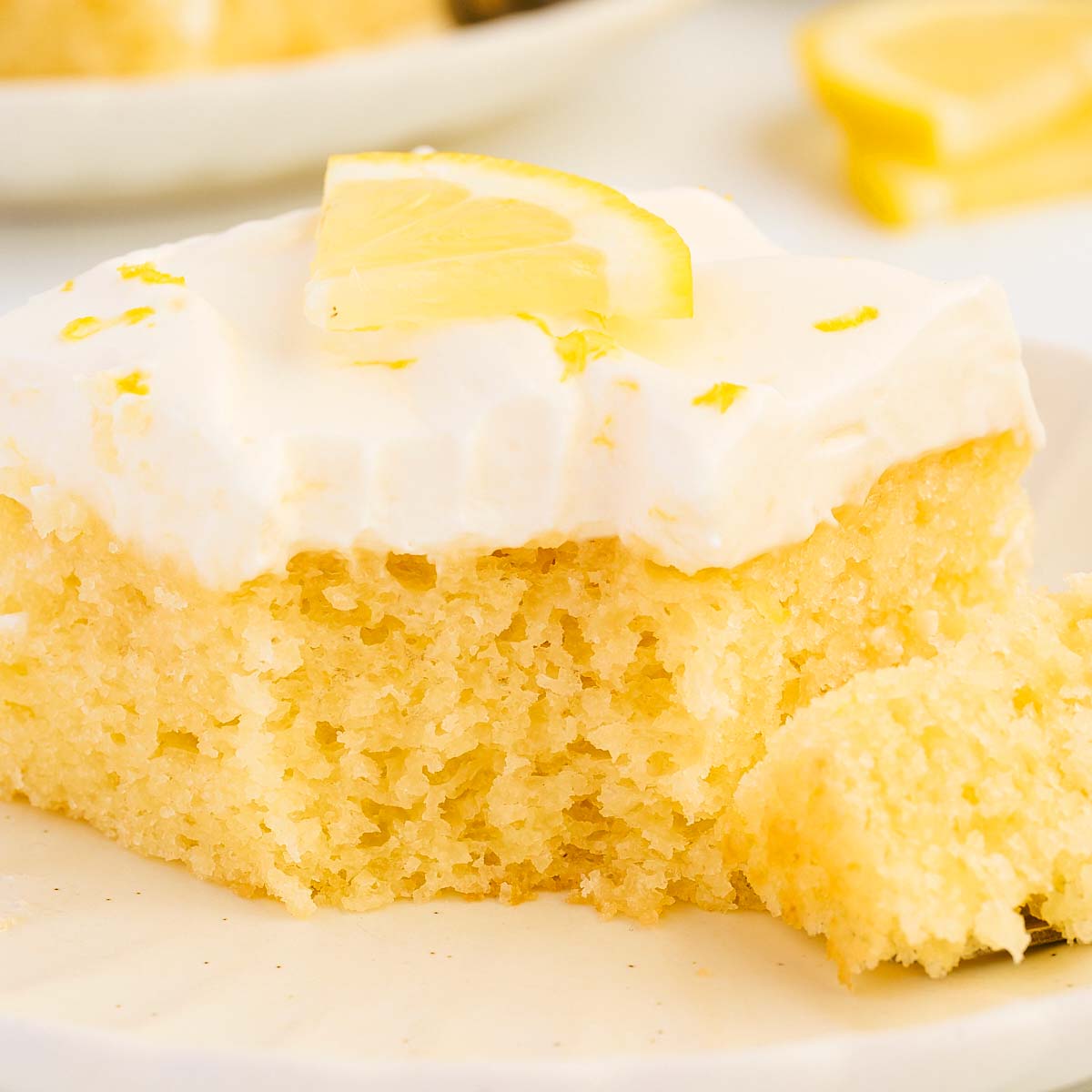 Lemon Sheet Cake [www.savorynothings.com]